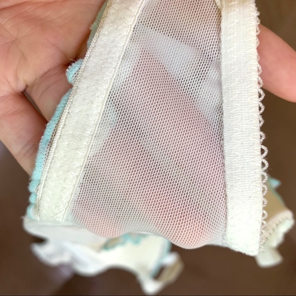 Blush Ruffled Mesh Bra - 32B - Picture 6 of 8